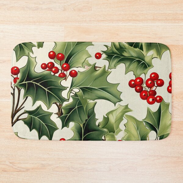 Item preview, Holly Berries print designed and sold by PaperieJennifer.