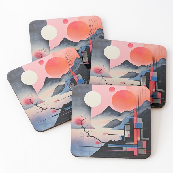 Item preview, Explore "Simplistic & Minimalistic Japanese Landscapes" with Majestic Beauty designed and sold by ArtificialGenes.