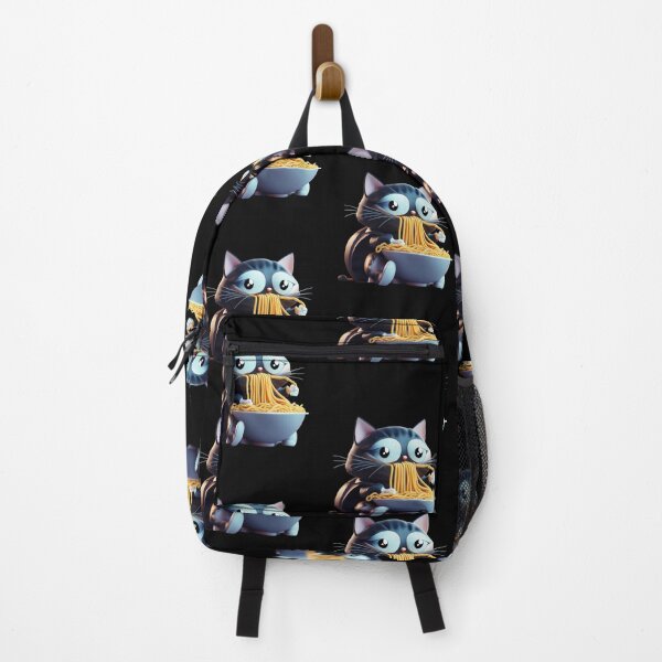 Item preview, Cat Eating Spaghetti Cat Eating Cute Cat Eating Noodles Funny Gifts for Cat Lovers Funny gifts for Spaghetti Lovers designed and sold by MatthewViews.