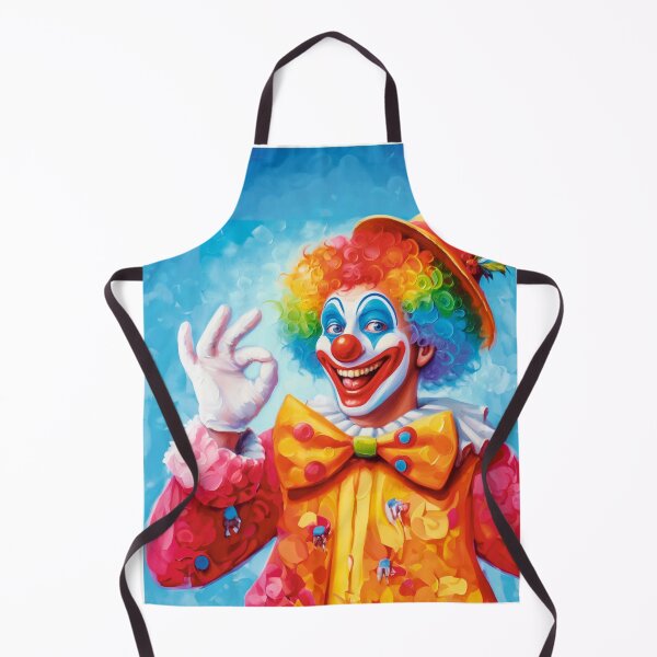 Item preview, Smiling clown - AI oil painting designed and sold by al-mi-ko.