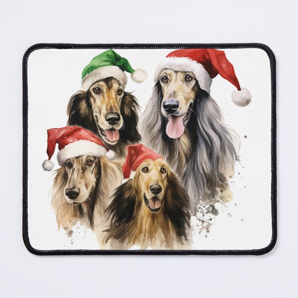Item preview, Christmas Afghan Hounds Holiday designed and sold by TheWildFlix.