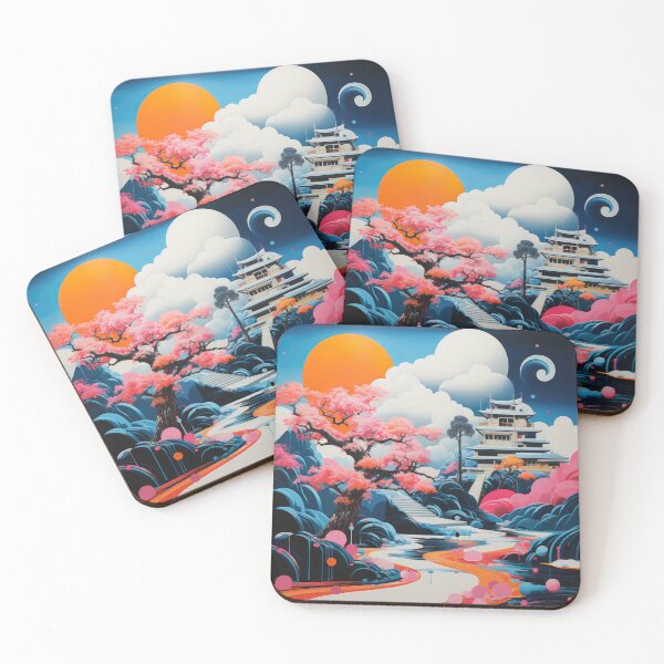 Item preview, Explore "Simplistic & Minimalistic Japanese Landscapes" with Majestic Beauty designed and sold by ArtificialGenes.