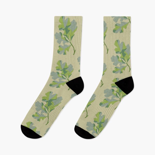 Item preview, Diseño digital de hojas de roble designed and sold by vallisrowe.