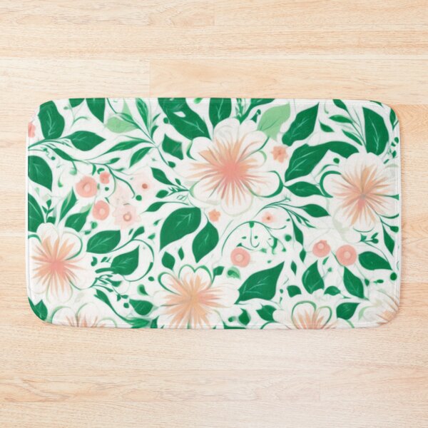 Item preview, Pink And Green Floral Pattern designed and sold by Rell1970.
