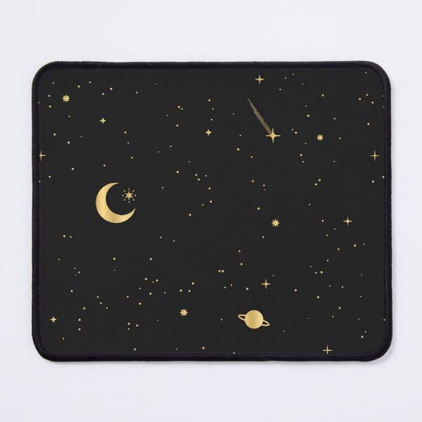 Item preview, Celestial Pattern 04 - Gold & Black designed and sold by Megs Lang.