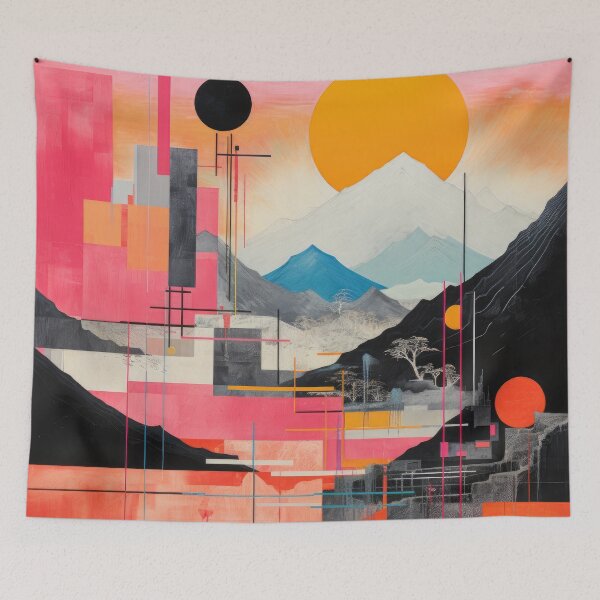 Item preview, Explore "Simplistic & Minimalistic Japanese Landscapes" with Majestic Beauty designed and sold by ArtificialGenes.