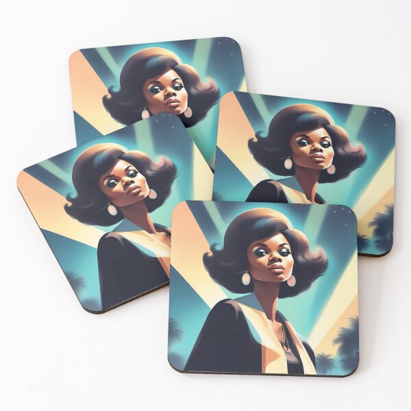 Item preview, 1960s inspired portrait of a girl designed and sold by jellyfishdsgn.