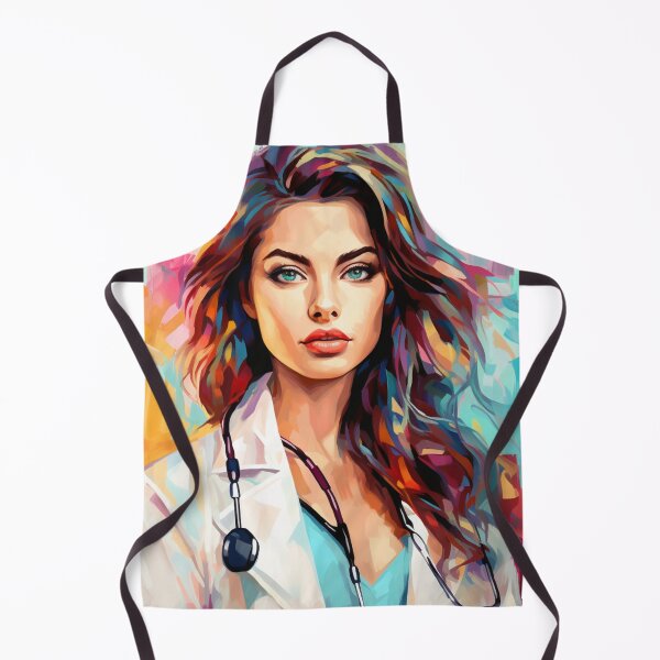 Item preview, Beautiful Pediatric Nurse art print designed and sold by ArtFeverShop.