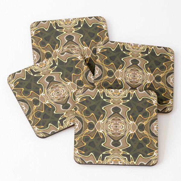 Item preview, Brown and Gold Square Abstract designed and sold by David Pierce.
