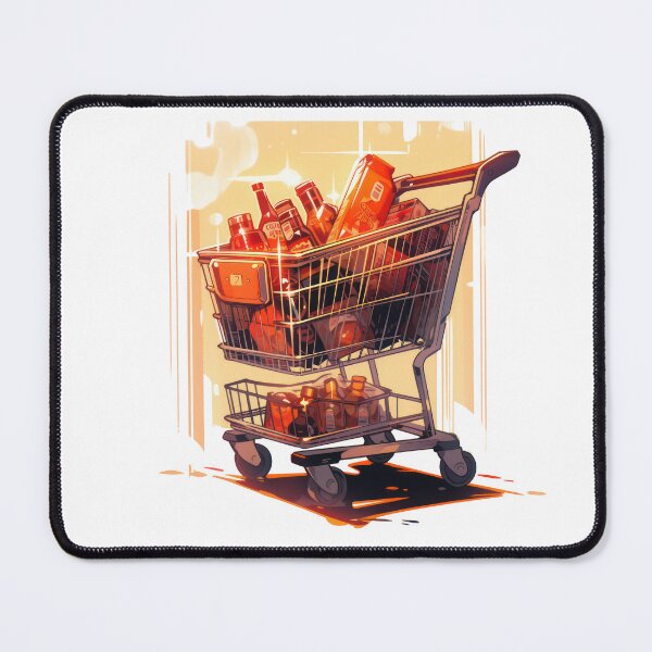 Item preview, Shopping Cart Full of Gifts designed and sold by KaleidoKiosk.
