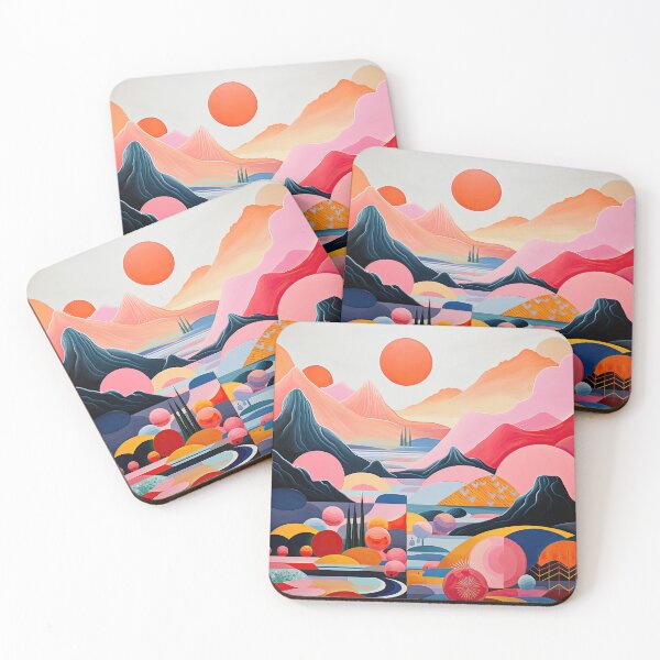 Item preview, Explore "Simplistic & Minimalistic Japanese Landscapes" with Majestic Beauty designed and sold by ArtificialGenes.
