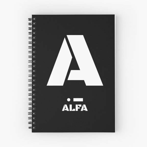Item preview, Letter A (Alfa) Morse Code NATO Phonetic Alphabet designed and sold by AnnSign.