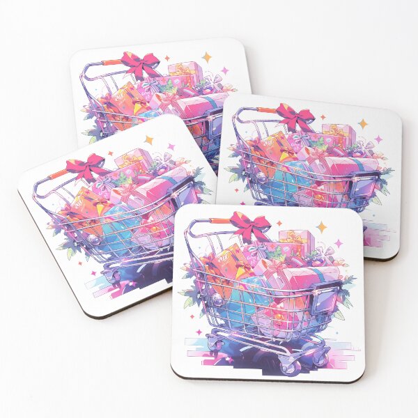 Item preview, Shopping Cart Full of Gifts designed and sold by KaleidoKiosk.