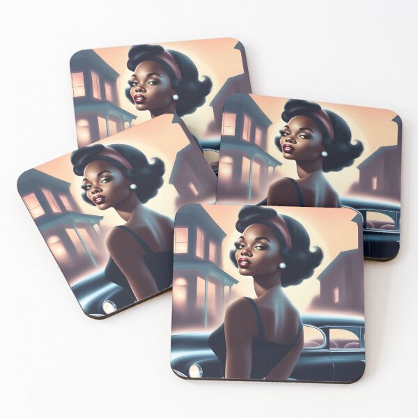 Item preview, 1950s inspired portrait of a girl designed and sold by jellyfishdsgn.