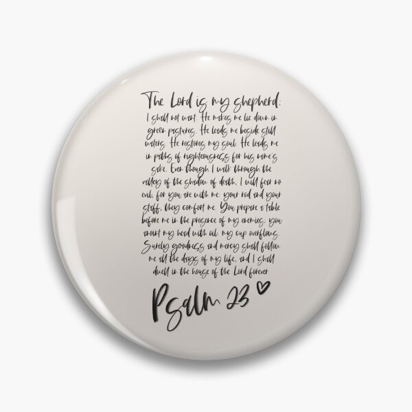 Item preview, Psalm 23 The Lord is my Shepherd Bible Verse Christian Art Design Bible Quote designed and sold by kimicreativ.