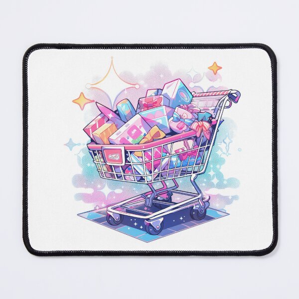 Item preview, Shopping Cart Full of Gifts designed and sold by KaleidoKiosk.