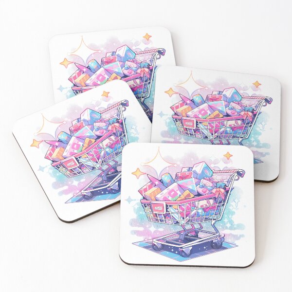 Item preview, Shopping Cart Full of Gifts designed and sold by KaleidoKiosk.