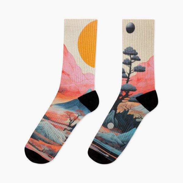 Item preview, Explore "Simplistic & Minimalistic Japanese Landscapes" with Majestic Beauty designed and sold by ArtificialGenes.