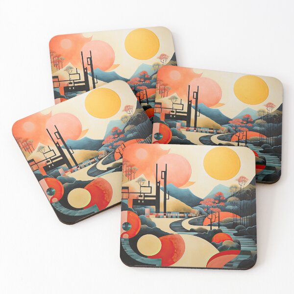 Item preview, Explore "Simplistic & Minimalistic Japanese Landscapes" with Majestic Beauty designed and sold by ArtificialGenes.