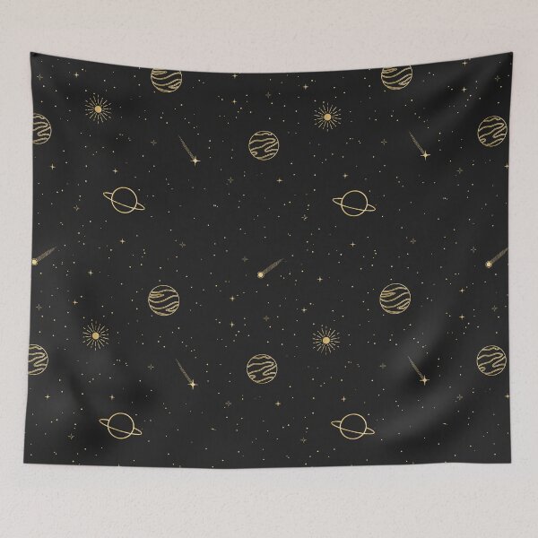 Item preview, Celestial Pattern 07 - Gold & Black designed and sold by Megs Lang.