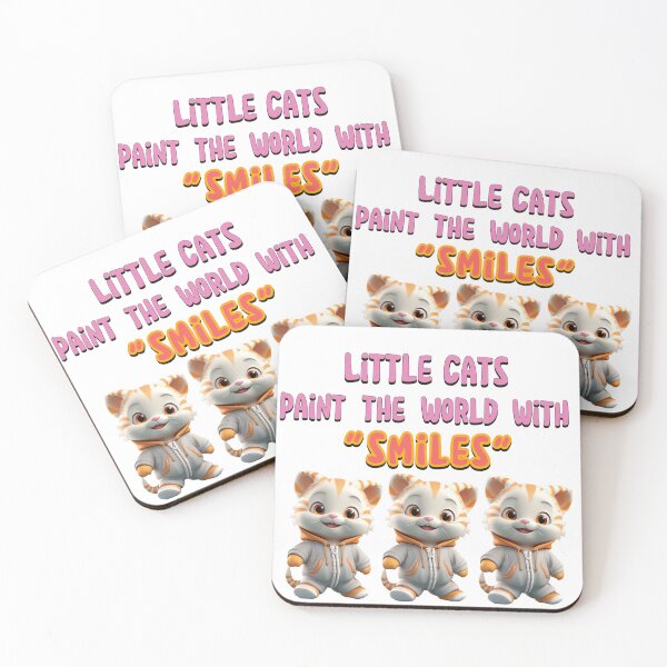 Item preview, Little cats paint the world with smiles designed and sold by BeyourJC.