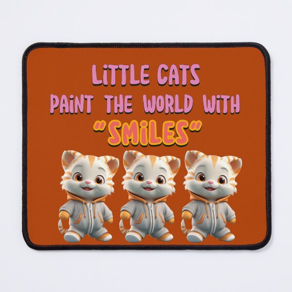 Item preview, Little cats paint the world with smiles designed and sold by BeyourJC.