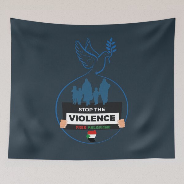 Item preview, STOP The Violence Free Palestine designed and sold by YeZeDigital.