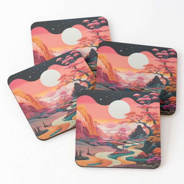 Item preview, Explore "Simplistic & Minimalistic Japanese Landscapes" with Majestic Beauty designed and sold by ArtificialGenes.