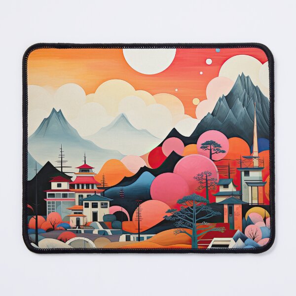 Item preview, Explore "Simplistic & Minimalistic Japanese Landscapes" with Majestic Beauty designed and sold by ArtificialGenes.