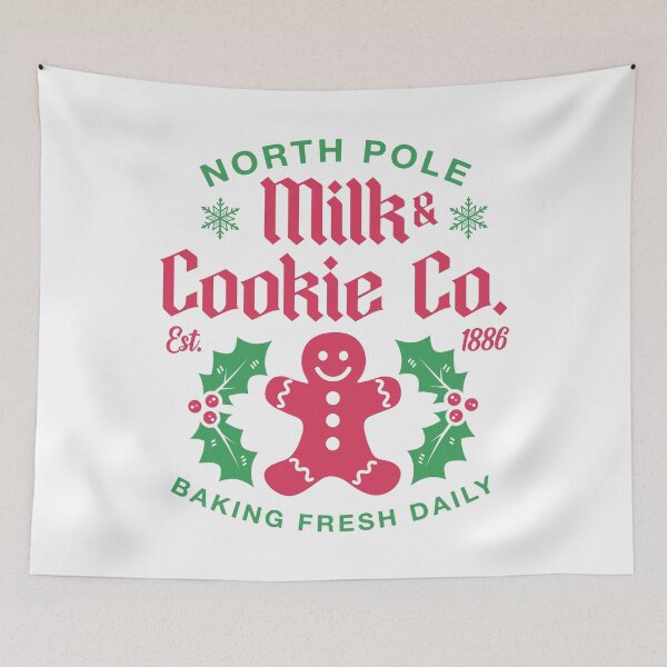 Item preview, North Pole Milk & Cookie Co. designed and sold by kjanedesigns.
