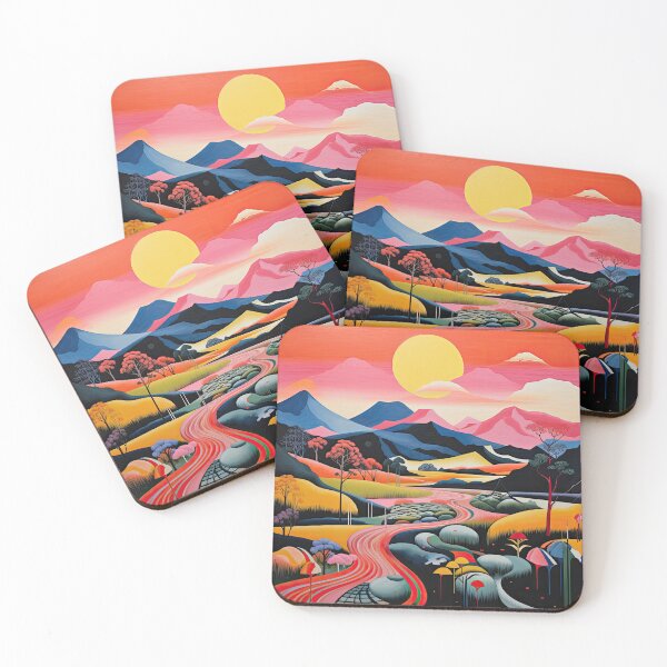 Item preview, Explore "Simplistic & Minimalistic Japanese Landscapes" with Majestic Beauty designed and sold by ArtificialGenes.