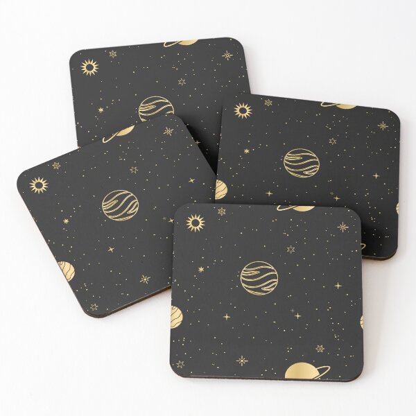 Item preview, Celestial Pattern 09 - Gold & Black designed and sold by Megs Lang.