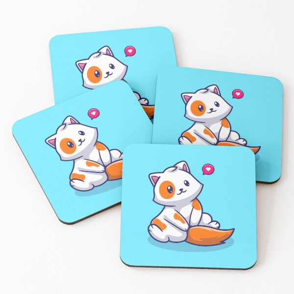 Item preview, Cute Sitting Cat Icon designed and sold by hjian8219.