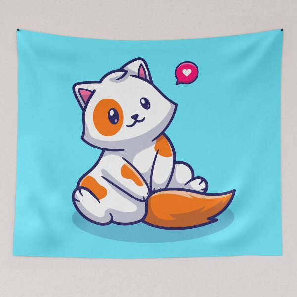 Item preview, Cute Sitting Cat Icon designed and sold by hjian8219.
