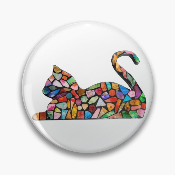 Item preview, Colorful Shapes Cat Resting  designed and sold by Bdbear10.