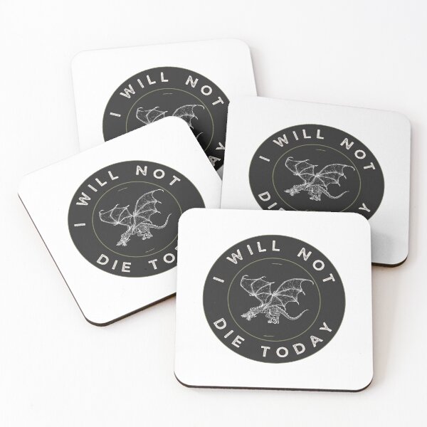 Item preview, I will not die today designed and sold by TheClassicJack.