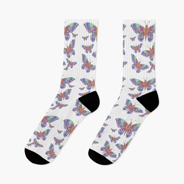 Item preview, Mariposas arcoiris, diseño de fantasía. designed and sold by LoneAngel.