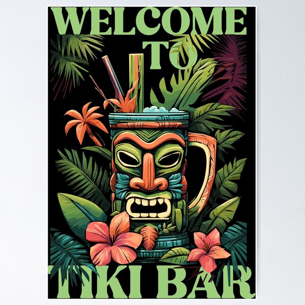 Item preview, Welcome to TIKI BAR designed and sold by rooffee.