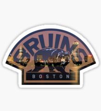 Boston Bruins Skyline Sticker