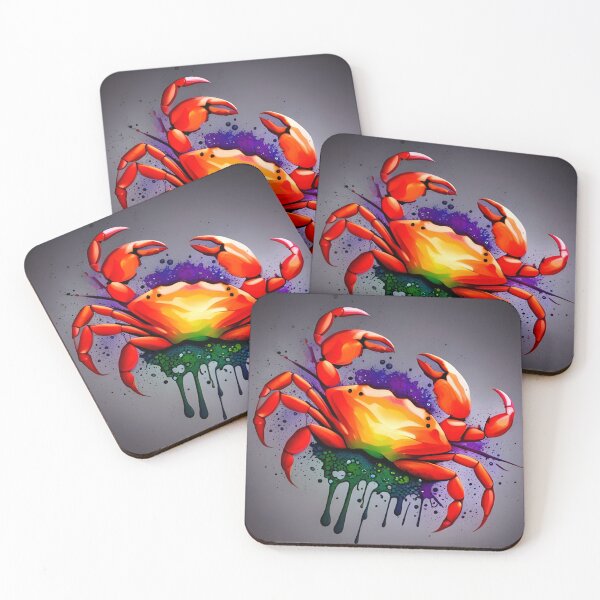 Artikelvorschau, Painted Crazy Crab entworfen und verkauft von Nautical4U.