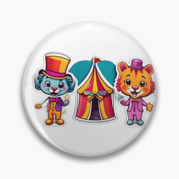 Item preview, "Enchant and have fun with our circus themed stickers! Our adorable  Every detail was carefully designed to convey the lively and funny atmosphere of the circus. designed and sold by spartamos.