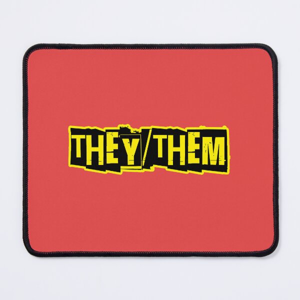 Item preview, Punk Pronouns: They/Them (yellow) designed and sold by roastbeefk.