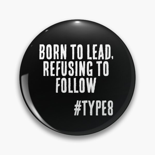 Item preview, Enneagram Type 8 Funny Quote Born to Lead Refusing to Follow The Challenger The Protector designed and sold by JapanBubble.