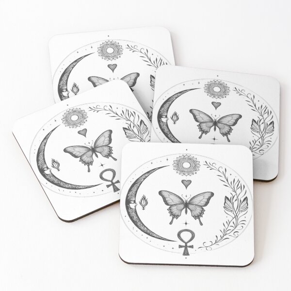 Item preview, Symbol of the moon goddess and the butterfly designed and sold by Zafirart.