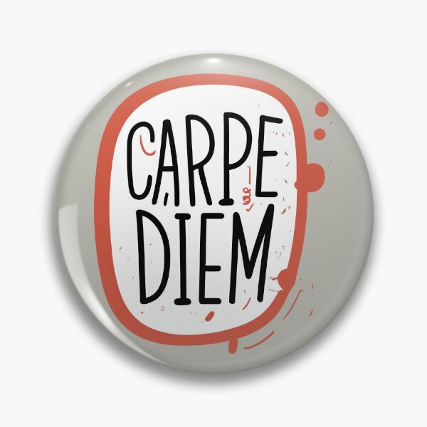 Item preview, Carpe Diem Seize the Day Cartoon Typography designed and sold by LittleHappies.