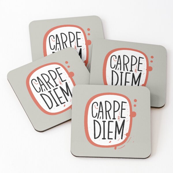 Item preview, Carpe Diem Seize the Day Cartoon Typography designed and sold by LittleHappies.