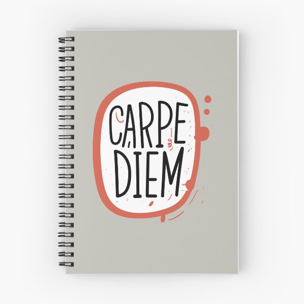 Item preview, Carpe Diem Seize the Day Cartoon Typography designed and sold by LittleHappies.