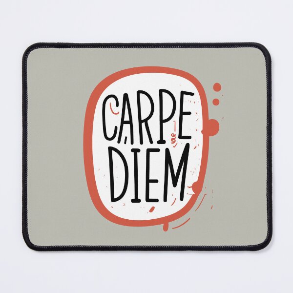 Item preview, Carpe Diem Seize the Day Cartoon Typography designed and sold by LittleHappies.