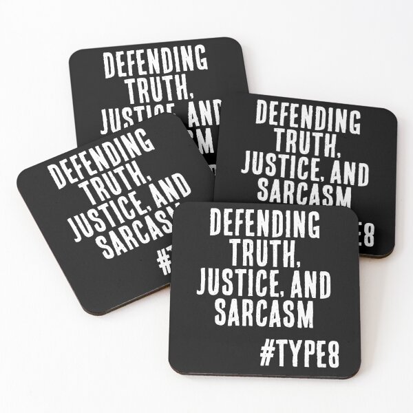 Item preview, Enneagram Type 8 Funny Quote Defending Truth Justice and Sarcasm The Challenger The Protector designed and sold by JapanBubble.