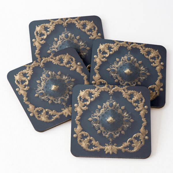 Item preview, Blue & Gold Baroque designed and sold by DesignsByPrnces.